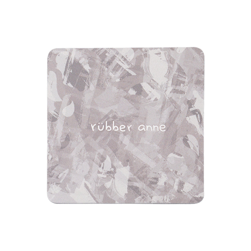 【Rubber Anne】軟式珪藻土吸水杯墊 桐霧之語(10x10cm) (下單後3-5個工作天出貨)