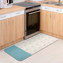 【Rubber Anne】軟式珪藻土吸水地墊 花磚歲月(80x38cm) (下單後3-5個工作天出貨)