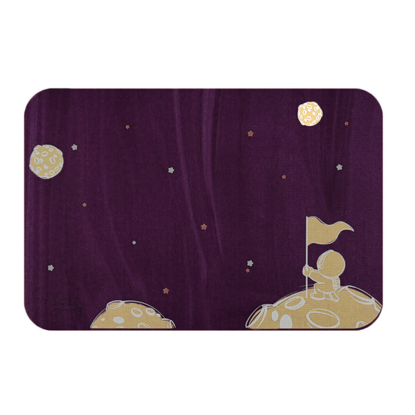 【Rubber Anne】夜光版 軟式珪藻土吸水地墊 星際流浪(60x40cm) (下單後3-5個工作天出貨)