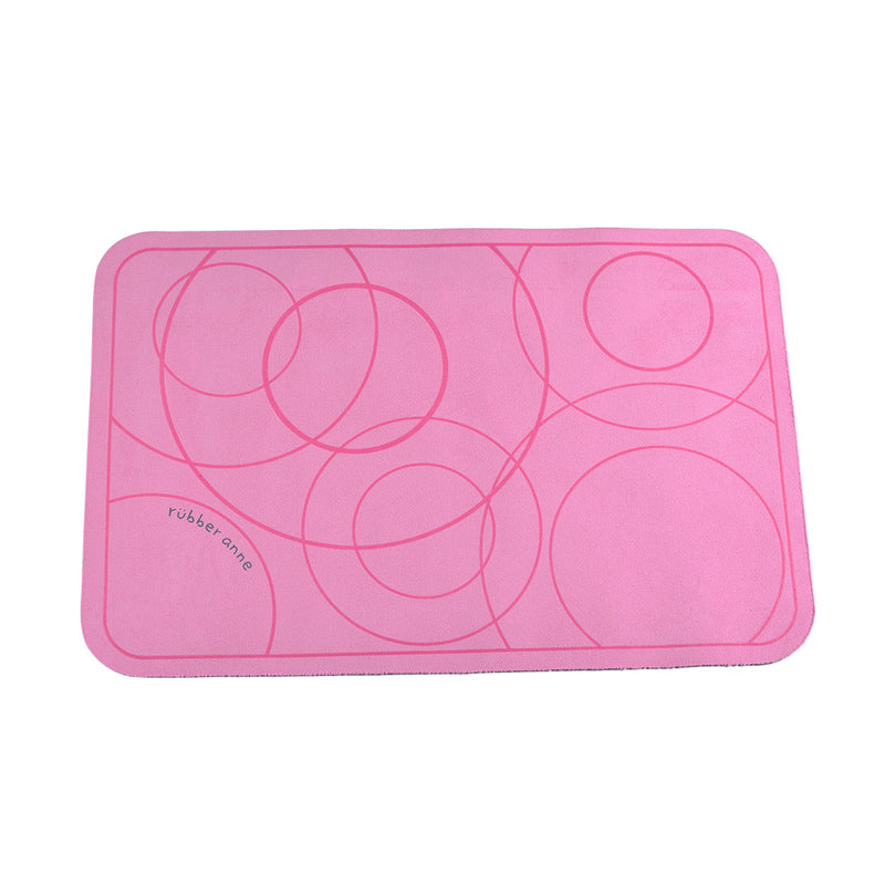 【Rubber Anne】2mm 旅行軟式珪藻土吸水地墊 圓舞曲(60x40cm) (下單後3-5個工作天出貨)