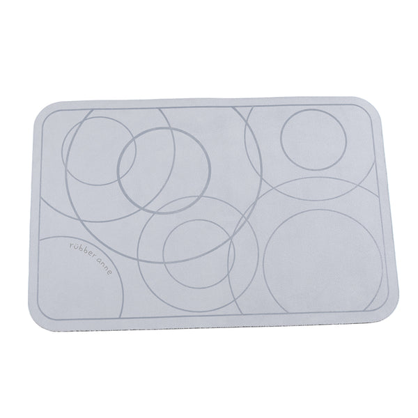 【Rubber Anne】2mm 旅行軟式珪藻土吸水地墊 圓舞曲(60x40cm) (下單後3-5個工作天出貨)