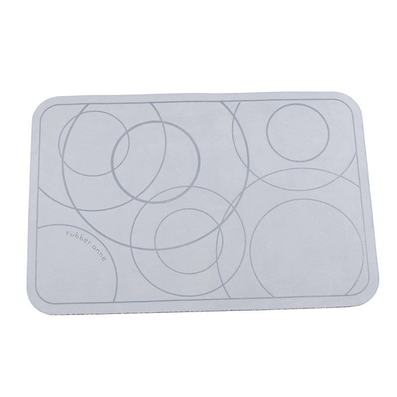 【Rubber Anne】2mm 旅行軟式珪藻土吸水地墊 圓舞曲(60x40cm) (下單後3-5個工作天出貨)