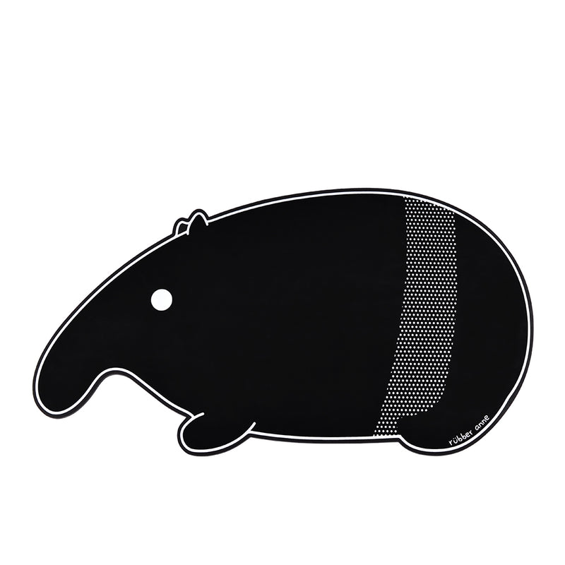 【Rubber Anne】軟式珪藻土造型吸水地墊 黑白動物園 (下單後3-5個工作天出貨)