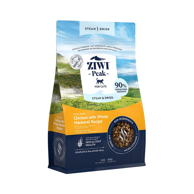 【ZIWI 巔峰】微蒸熟成貓糧-雞肉鯖魚 (下單後3-5個工作天出貨)