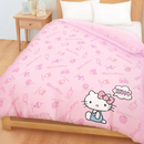 【Hello Kitty】幸福小食光 - 薄被套/涼被/兩用被套 - Sanrio 三麗鷗|台灣製造 台灣直送
