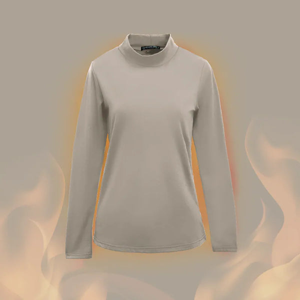 【H&J】高領速暖絨保暖衣3.0-燕麥奶｜MIT 台灣製造 台灣直送 (下單後3-5個工作天出貨)