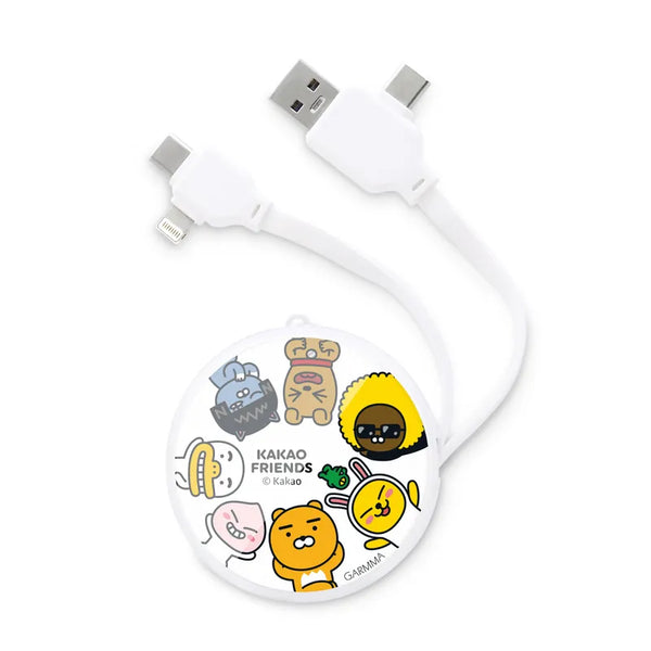 【Garmma】KAKAO FRIENDS-PD快充多合一伸縮充電線-Friends｜台灣直送 (下單後3-5個工作天出貨)