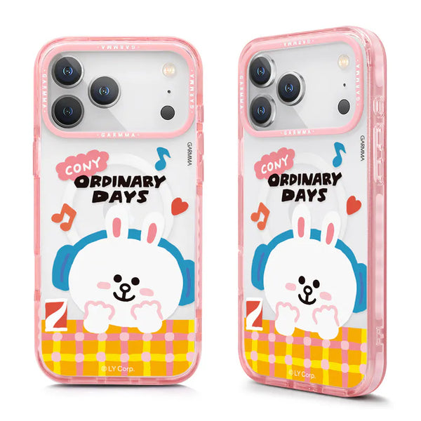 【Garmma】LINE FRIENDS-iPhone系列 磁吸款手機保護殼-悠閒兔兔｜台灣直送
