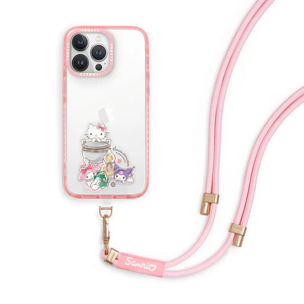 【Garmma】三麗鷗X故宮-手機長背帶(手機掛繩)-粉色-SANRIO 三麗鷗｜台灣直送 (下單後3-5個工作天出貨)