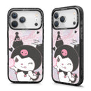 【Garmma】Kuromi 酷洛米-iPhone系列 磁吸款手機保護殼-愛心噴射-SANRIO 三麗鷗｜台灣直送