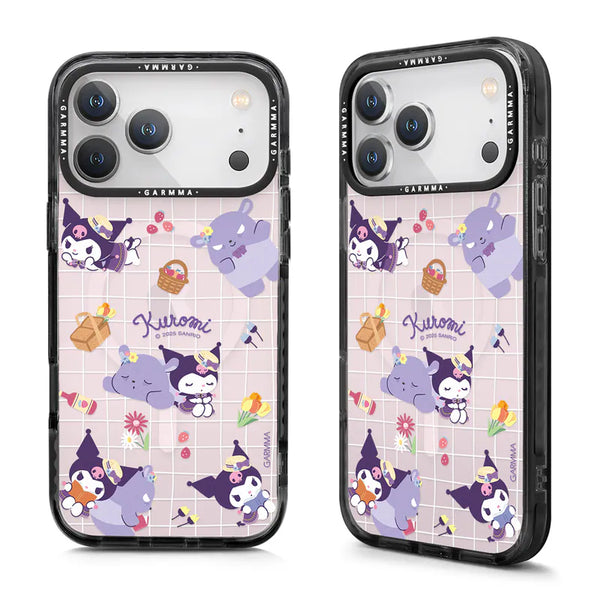 【Garmma】Kuromi 酷洛米-iPhone系列 磁吸款手機保護殼-野餐時刻-SANRIO 三麗鷗｜台灣直送