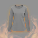 【H&J】圓領速暖絨保暖衣3.0-淺灰 發熱衣｜MIT 台灣製造 台灣直送 (下單後3-5個工作天出貨)