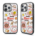 【Garmma】LINE FRIENDS-iPhone系列 磁吸款手機保護殼-夥伴咖啡｜台灣直送