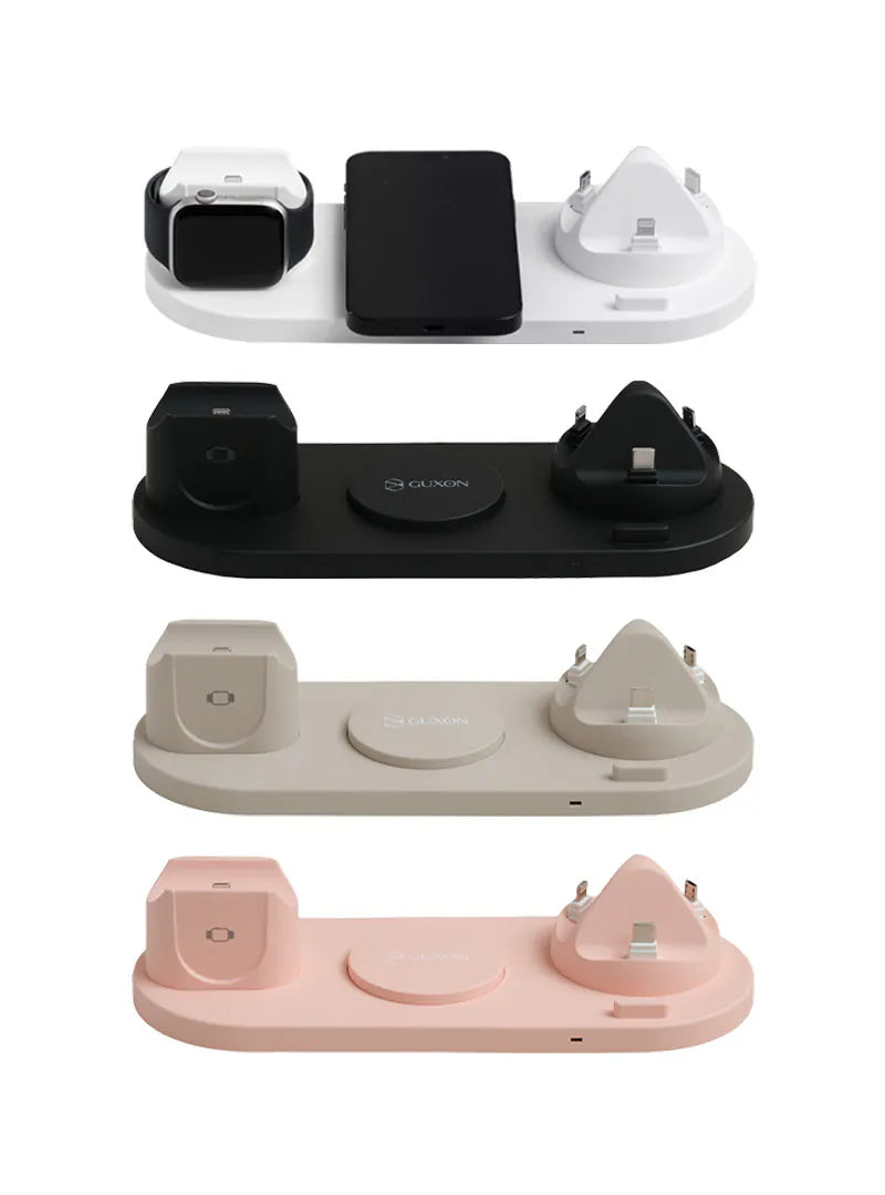 【GUXON古尚】六合一無線充電盤｜台灣直送 (下單後3-5個工作天出貨)