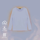 【H&J】小孩款 圓領速暖絨保暖衣-霧霾藍 發熱衣｜MIT 台灣製造 台灣直送 (下單後3-5個工作天出貨)