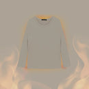 【H&J】小孩款 圓領速暖絨保暖衣-燕麥奶 發熱衣｜MIT 台灣製造 台灣直送 (下單後3-5個工作天出貨)