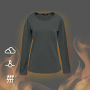 【H&J】圓領速暖絨保暖衣3.0-鐵灰 發熱衣｜MIT 台灣製造 台灣直送 (下單後3-5個工作天出貨)