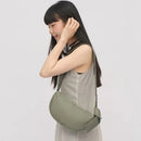 【Plain-me】寬帶雲朵小型半月包 (下單後5-7個工作天出貨)