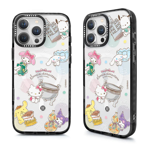 【Garmma】三麗鷗X故宮-iPhone系列 磁吸款手機保護殼-家族版-SANRIO 三麗鷗｜台灣直送