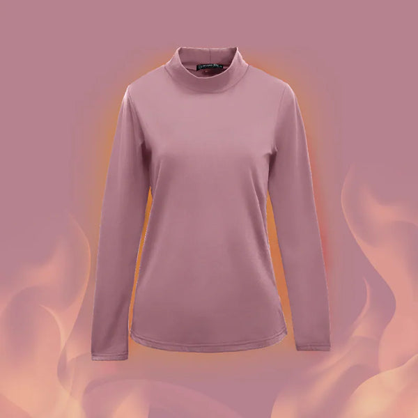 【H&J】高領速暖絨保暖衣3.0-櫻花粉｜MIT 台灣製造 台灣直送 (下單後3-5個工作天出貨)