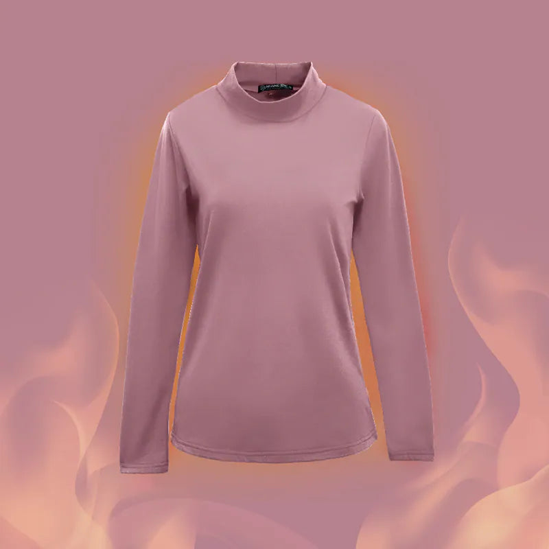 【H&J】高領速暖絨保暖衣3.0-櫻花粉｜MIT 台灣製造 台灣直送 (下單後3-5個工作天出貨)