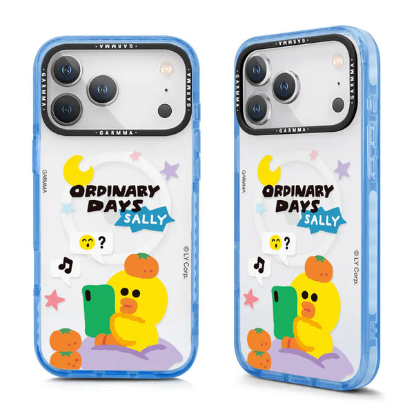 【Garmma】LINE FRIENDS-iPhone系列 磁吸款手機保護殼-悠閒莎莉｜台灣直送