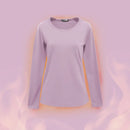 【H&J】圓領速暖絨保暖衣3.0-粉紫 發熱衣｜MIT 台灣製造 台灣直送 (下單後3-5個工作天出貨)