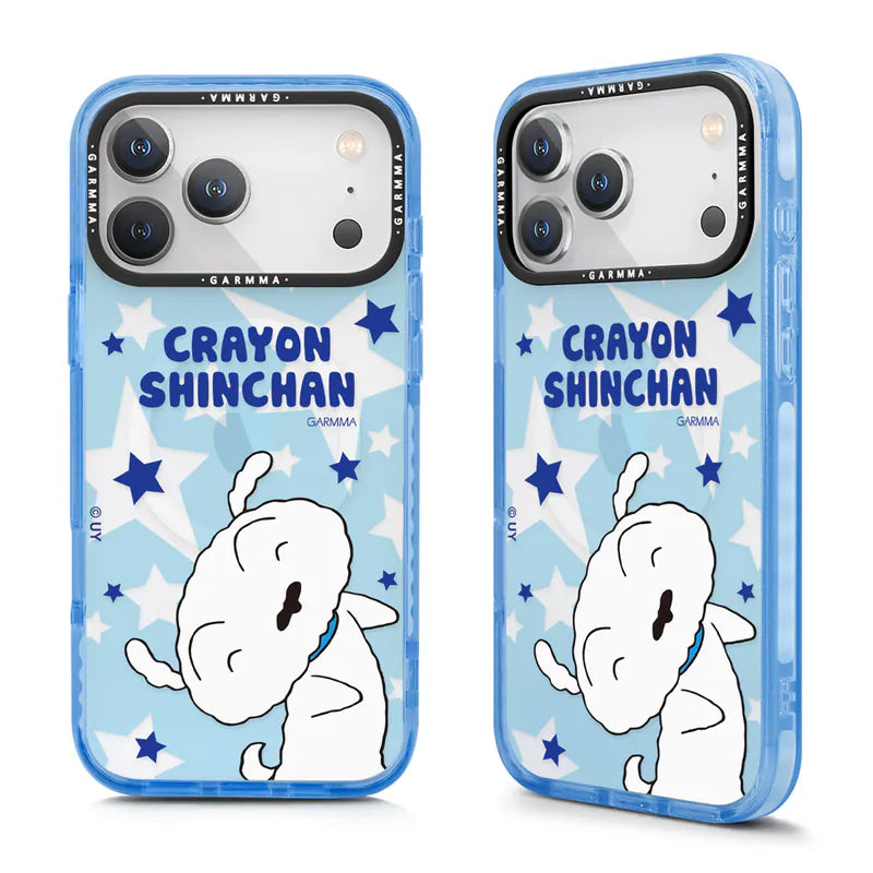 【Garmma】Crayon Shinchan 蠟筆小新-iPhone系列 磁吸款手機保護殼-哈囉小白｜台灣直送
