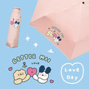 【Rain Love x 米工Better mii】插畫家聯名 防曬輕棉花羽毛傘 台灣製造MIT (下單後7-9個工作天出貨)