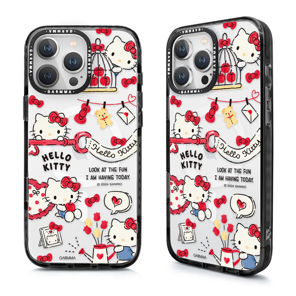 【Garmma】Hello Kitty-iPhone系列 磁吸款手機保護殼-生活小事-SANRIO 三麗鷗｜台灣直送