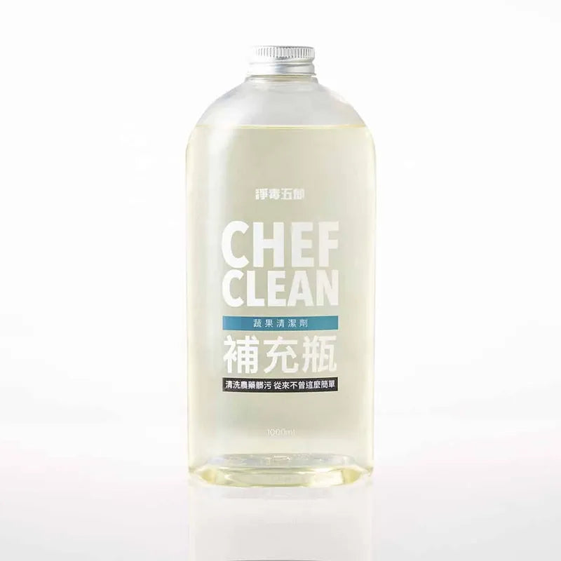 【淨毒五郎】蔬果清潔劑補充瓶 1000mL (下單後3-5個工作天出貨)