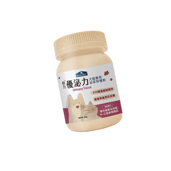【倍力】倍力優泌力 犬貓專用泌尿保健粉 60g (下單後5-7個工作天出貨)