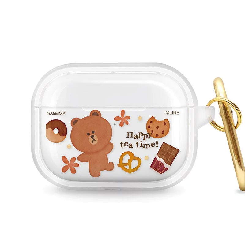 【Garmma】LINE FRIENDS-AirPods Pro/ Pro2 無線耳機保護套-熊大｜台灣直送 (下單後3-5個工作天出貨)