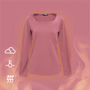 【H&J】方領速暖絨保暖衣3.0-玫瑰粉 發熱衣｜MIT 台灣製造 台灣直送 (下單後3-5個工作天出貨)