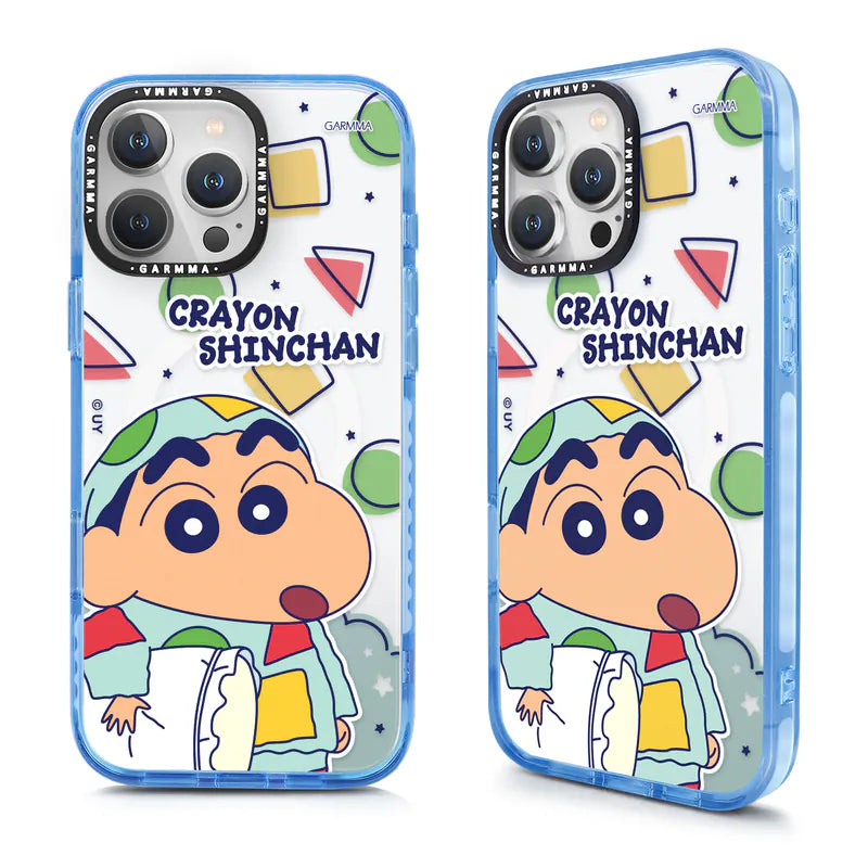 【Garmma】Crayon Shinchan 蠟筆小新-iPhone系列 磁吸款手機保護殼-晚安小新｜台灣直送