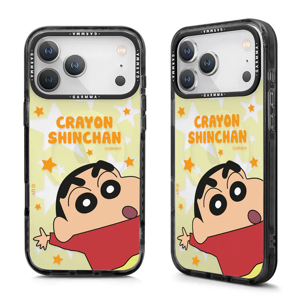 【Garmma】Crayon Shinchan 蠟筆小新-iPhone系列 磁吸款手機保護殼-哈囉小新｜台灣直送