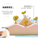 粉色梯形多角度海綿粉撲，柔軟細緻，創新多面切割設計.