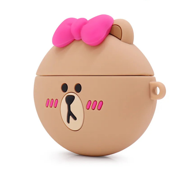 【Garmma】LINE FRIENDS-AirPods Pro 藍芽耳機盒保護套-熊美｜台灣直送 (下單後3-5個工作天出貨)