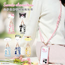 【Garmma】Pompompurin 布丁狗-公仔吊飾編織手機長背帶(手機掛繩)-SANRIO 三麗鷗｜台灣直送 (下單後3-5個工作天出貨)