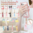 【Garmma】Hello Kitty-金屬吊飾扣環手機長背帶(手機掛繩)-紅色-SANRIO 三麗鷗｜台灣直送 (下單後3-5個工作天出貨)