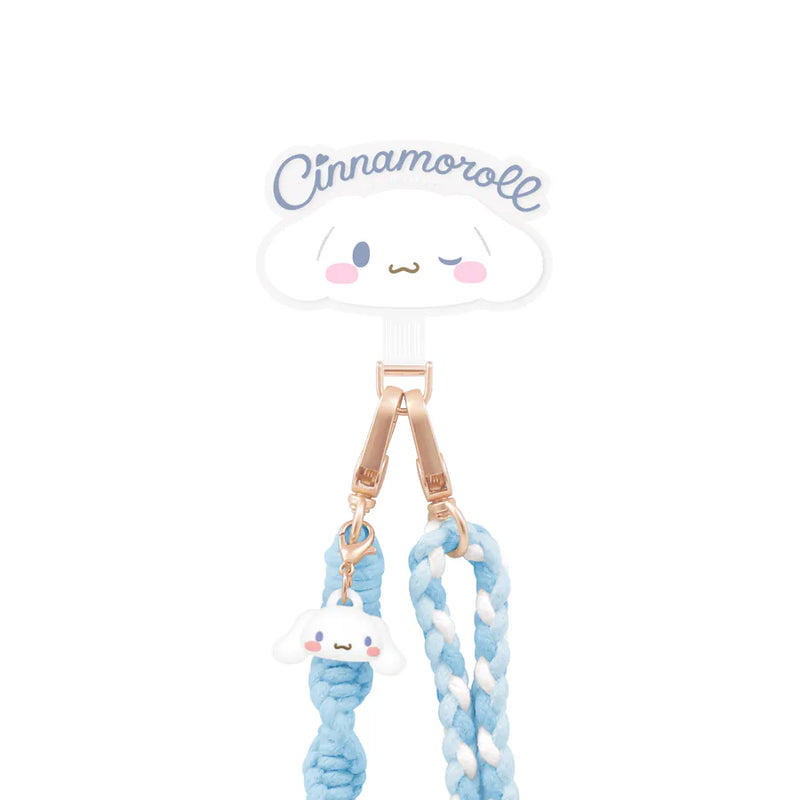 【Garmma】Cinnamoroll 大耳狗-公仔吊飾編織手機長背帶(手機掛繩)-SANRIO 三麗鷗｜台灣直送 (下單後3-5個工作天出貨)