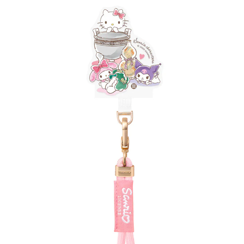 【Garmma】三麗鷗X故宮-手機長背帶(手機掛繩)-粉色-SANRIO 三麗鷗｜台灣直送 (下單後3-5個工作天出貨)