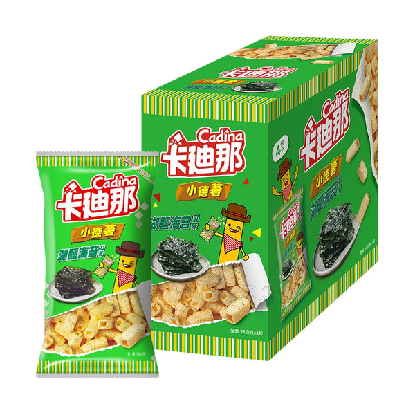 【卡迪那】小德薯湖鹽海苔口味 4入 (下單後2-3個工作天出貨)