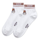 【Disney 奇奇蒂蒂】奇奇蒂蒂中筒羅紋襪-19|台灣製造 台灣直送  (下單後5-7個工作天出貨)