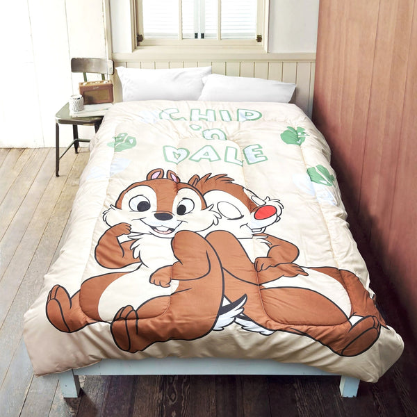 【Chip 'n' Dale 奇奇蒂蒂】石墨烯發熱抗菌保暖被 150x200cm-Disney 迪士尼|台灣製造 台灣直送