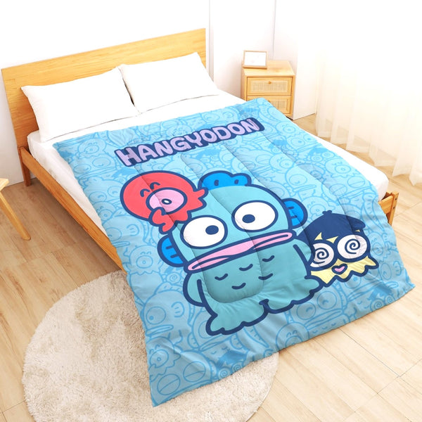 【Hangyodon 人魚漢頓】石墨烯發熱抗菌保暖被 150x200cm - Sanrio 三麗鷗|台灣製造 台灣直送