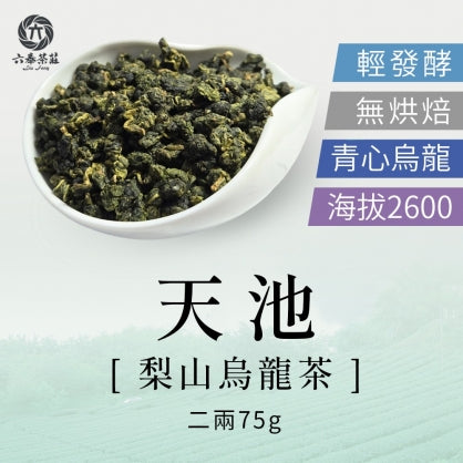 【六奉茶莊】梨山天池烏龍茶-二兩 75g｜台灣直送 (下單後5-7個工作天出貨)