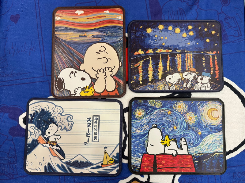 【Snoopy 史努比 X 台灣7-11】史努比大師鉅作滑鼠墊