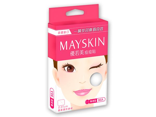 【MAYSKIN 優若美】痘痘貼(薄透型)30入(1.2cmx30pcs) (下單後3-5個工作天出貨)