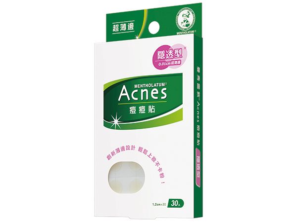 【Mentholatum 曼秀雷敦】ACNES痘痘貼(30入)隱透型超薄邊